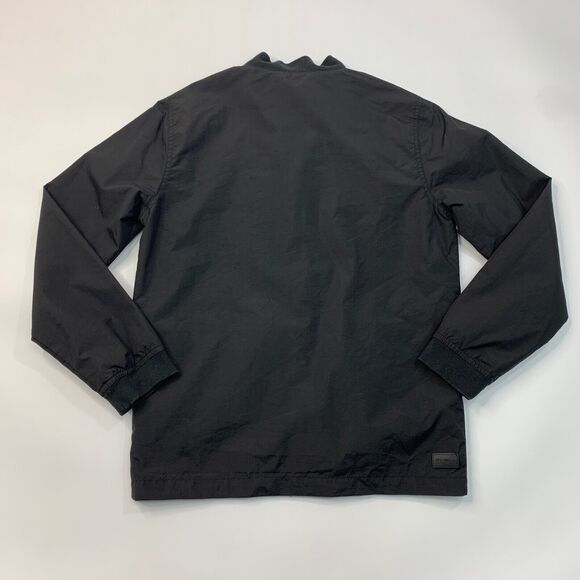 O'neill Jacket Boys M Medium Black Snap Button Lightweight Water Resistant Nylon - Picture 3 of 12